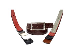 Cinturón de cuero para mujer. Cinto, correa, belt, leather.